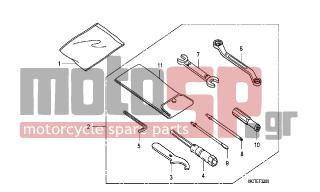 HONDA - FJS600A (ED) ABS Silver Wing 2007 - Frame - TOOLS - 89215-404-670 - SPANNER, PIN