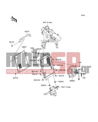 KAWASAKI - VULCAN® 1700 VAQUERO® 2011 - Κινητήρας/Κιβώτιο Ταχυτήτων - Radiator - 92172-0004 - SCREW,6X14