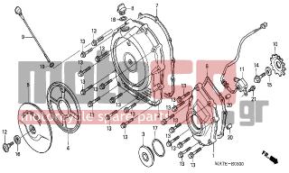 HONDA - CBR1100XX (ED) 2005 - Κινητήρας/Κιβώτιο Ταχυτήτων - RIGHT CRANKCASE COVER - 90013-430-000 - BOLT, SPECIAL, 10X25