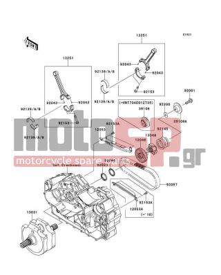 KAWASAKI - VULCAN® 1700 VOYAGER® ABS 2011 - Κινητήρας/Κιβώτιο Ταχυτήτων - Crankshaft