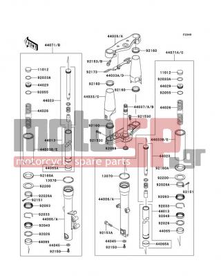 KAWASAKI - VULCAN® 900 CLASSIC 2011 -  - Front Fork - 92151-1356 - BOLT,SOCKET,4X16