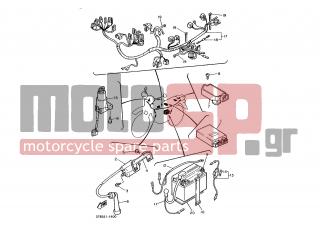 YAMAHA - XT600 (EUR) 1994 - Electrical - ELECTRICAL 1 - 3TB-82501-10-00 - Main Switch Steering Lock