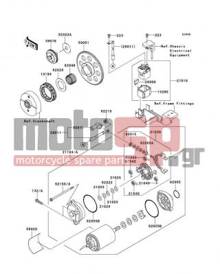 KAWASAKI - VULCAN® 900 CUSTOM 2011 -  - Starter Motor - 92055-1381 - RING-O,STARTER MOTOR