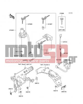 KAWASAKI - CANADA ONLY 2010 -  - Ignition Switch - 27010-1471 - SWITCH,SIDE STAND