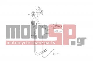 YAMAHA - FZ1-S 1000 (GRC) 2007 - Frame - STEERING HANDLE & CABLE - 2D1-26302-00-00 - Throttle Cable Assy