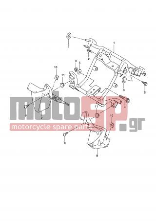 SUZUKI - UX150 (E2) Sixteen 2010 - Body Parts - LEG SHIELD BRACE - 03541-0516B-000 - SCREW