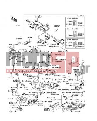 KAWASAKI - CONCOURS™ 14 2010 -  - Chassis Electrical Equipment - 26006-1078 - FUSE,10A