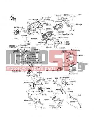 KAWASAKI - CONCOURS™ 14 2010 - Body Parts - Cowling(Upper) - 120CA0612 - BOLT-SOCKET,6X12