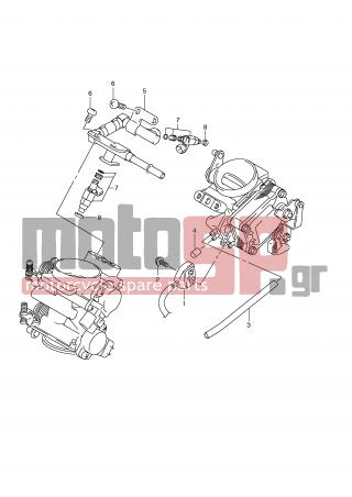 SUZUKI - DL1000 (E2) V-Strom 2007 - Engine/Transmission - FUEL DELIVERY PIPE - 15730-06G01-000 - DELIVERY PIPE ASSY