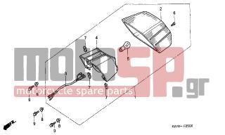 HONDA - NX125 (IT) 1995 - Electrical - TAILLIGHT - 90104-KAY-601 - SCREW, TAPPING