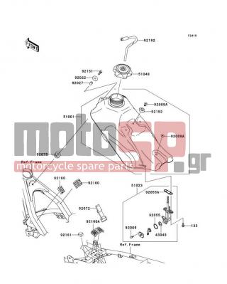 KAWASAKI - KLX140 (CANADA ONLY) 2010 -  - Fuel Tank - 92055-1112 - RING-O,FUEL TAP PACKING