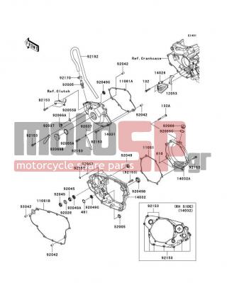 KAWASAKI - KX™450F 2010 - Engine/Transmission - Engine Cover(s) - 11061-0259 - GASKET,CLUTCH OUTER COVER