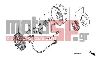 HONDA - FES150A (ED) ABS 2007 - Electrical - GENERATOR - 28125-KGF-911 - CLUTCH ASSY., STARTER ONE WAY