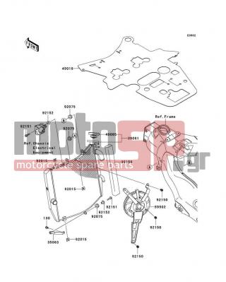 KAWASAKI - NINJA® ZX™-10R 2010 - Κινητήρας/Κιβώτιο Ταχυτήτων - Radiator - 92015-1487 - NUT