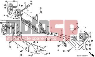 HONDA - FJS600A (ED) ABS Silver Wing 2003 - Exhaust - EXHAUST MUFFLER - 90105-MBY-000 - SCREW, SPECIAL, 5X17