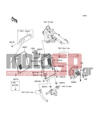 KAWASAKI - VULCAN® 1700 CLASSIC LT 2010 - Κινητήρας/Κιβώτιο Ταχυτήτων - Radiator