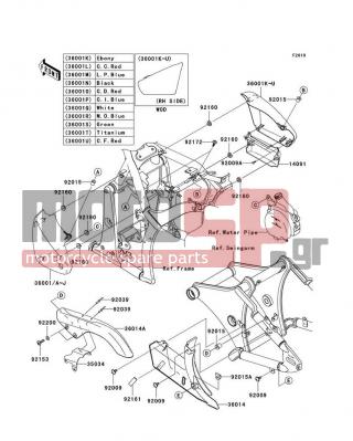 KAWASAKI - VULCAN® 900 CLASSIC LT 2010 - Body Parts - Side Covers/Chain Cover - 92153-1356 - BOLT,SOCKET,6X22