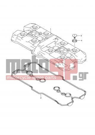 SUZUKI - GSF1250A (E2) 2008 - Engine/Transmission - CYLINDER HEAD COVER - 11170-18H00-000 - COVER, CYLINDER HEAD