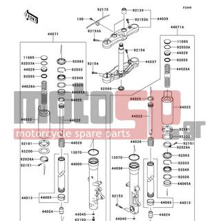 KAWASAKI - CANADA ONLY 2009 -  - Front Fork - 13070-0103 - GUIDE,CASE