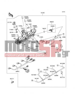 KAWASAKI - CONCOURS 14 ABS 2009 - Engine/Transmission - Throttle - 92170-2044 - CLAMP