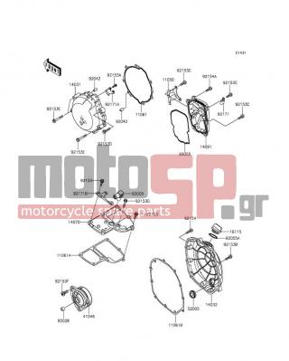 KAWASAKI - CONCOURS®14 ABS 2016 - Engine/Transmission - Engine Cover(s) - 11061-0808 - GASKET,BREATHER BODY