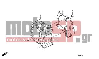 HONDA - SH125 (ED) 2009 - Κινητήρας/Κιβώτιο Ταχυτήτων - CYLINDER