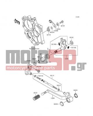 KAWASAKI - VERSYS® 650 ABS 2016 - Engine/Transmission - Gear Change Mechanism - 13236-0136 - LEVER-COMP,PEDAL