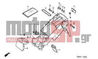 HONDA - CBR600F (ED) 2002 - Body Parts - REAR FENDER (CBR600F/F44) - 96001-0602200 - BOLT, FLANGE, 6X22