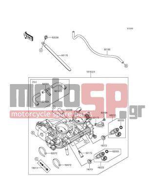 KAWASAKI - VERSYS® 650 ABS 2016 - Engine/Transmission - Throttle - 92172-0064 - SCREW,PIPE INJECTION