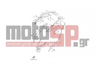 YAMAHA - XC125 (GRC) 2007 - Body Parts - SIDE COVER