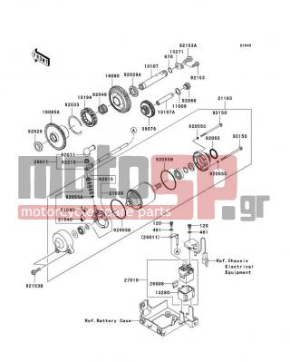 KAWASAKI - NINJA® ZX™-14 2009 -  - Starter Motor - 92015-1476 - NUT,STARTER MOTOR