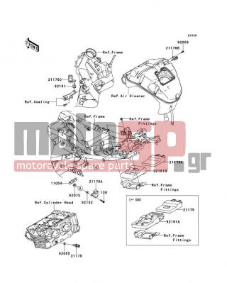 KAWASAKI - VERSYS™ 2009 - Engine/Transmission - Fuel Injection - 92009-1984 - SCREW,TAPPING,5X16
