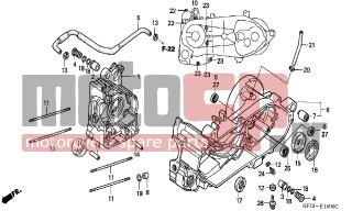 HONDA - FES250 (ED) 2005 - Κινητήρας/Κιβώτιο Ταχυτήτων - CRANKCASE - 95701-0802500 - BOLT, FLANGE, 8X25