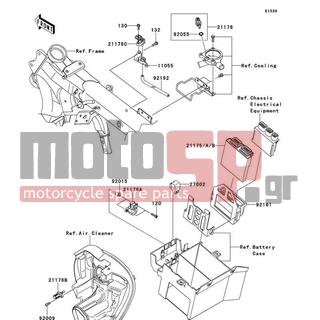 KAWASAKI - VULCAN® 1700 VOYAGER® 2009 - Engine/Transmission - Fuel Injection - 92009-1984 - SCREW,TAPPING,5X16