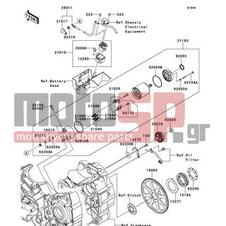 KAWASAKI - VULCAN® 1700 VOYAGER® 2009 -  - Starter Motor - 26011-0239 - WIRE-LEAD