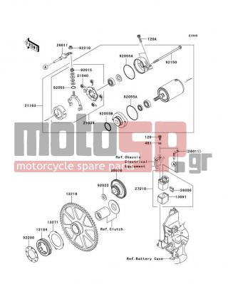 KAWASAKI - VULCAN® 2000 CLASSIC 2009 -  - Starter Motor - 92015-1476 - NUT,STARTER MOTOR
