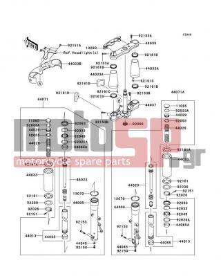 KAWASAKI - VULCAN® 2000 CLASSIC LT 2009 -  - Front Fork - 44045-051 - GASKET,FORK CYLINDER BOLT