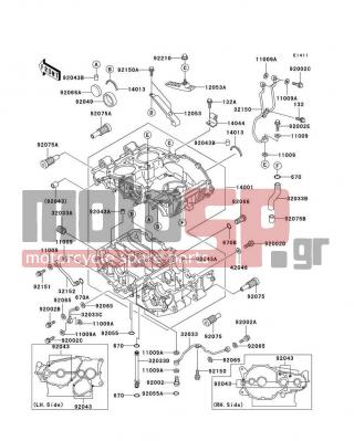 KAWASAKI - VULCAN® 500 LTD 2009 - Engine/Transmission - Crankcase - 92066-1205 - PLUG,MAIN GALLERY
