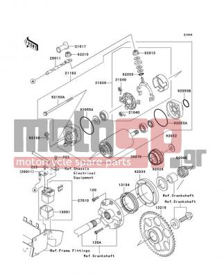 KAWASAKI - VULCAN® 1500 CLASSIC 2008 -  - Starter Motor - 13091-1884 - HOLDER,MAGNETIC SWITCH