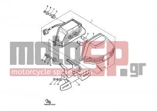 YAMAHA - XJ600 (EUR) 1991 - Electrical - TAILLIGHT - 90201-06059-00 - Washer, Plate