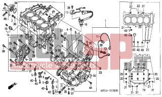 HONDA - CBR1000RR (ED) 2004 - Κινητήρας/Κιβώτιο Ταχυτήτων - CRANKCASE - 90015-MEL-003 - BOLT, FLANGE, 9X105