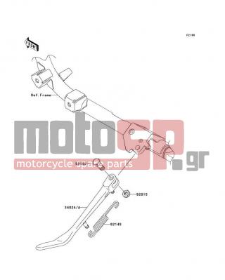 KAWASAKI - VULCAN® 900 CLASSIC 2008 -  - Stand(s) - 92145-0687 - SPRING,SIDE STAND