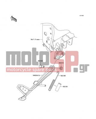 KAWASAKI - Z1000 2008 -  - Stand(s) - 92145-0515 - SPRING,SIDE STAND