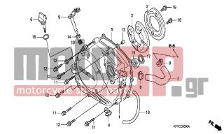 HONDA - CBR125RS (ED) 2006 - Engine/Transmission - RIGHT CRANKCASE COVER - 22815-KW7-930 - SPRING, CLUTCH LEVER