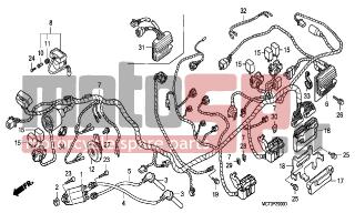 HONDA - FJS600 (ED) Silver Wing 2001 - Electrical - WIRE HARNESS ( FJS6001/2/D3/D4/D5) - 30510-MCC-003 - COIL COMP., IGNITION