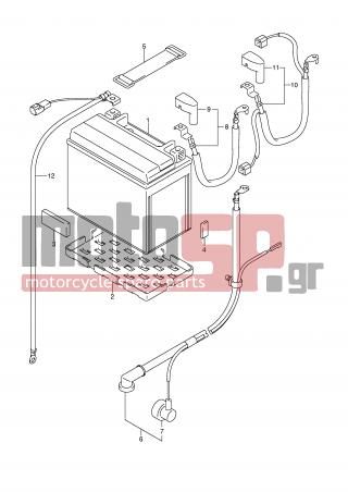 SUZUKI - DL650A (E2) ABS V-Strom 2008 - Electrical - BATTERY - 33810-27G20-000 - WIRE, STARTER MOTOR LEAD