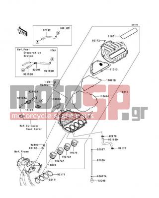 KAWASAKI - NINJA® ZX™-6R 2007 - Κινητήρας/Κιβώτιο Ταχυτήτων - Air Cleaner - 92170-1060 - CLAMP