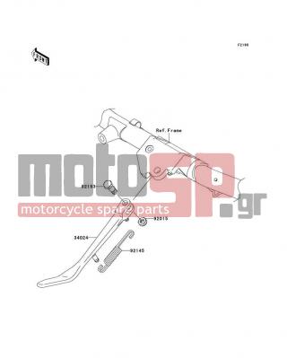 KAWASAKI - VULCAN 1600 CLASSIC 2007 -  - Stand(s) - 92145-0083 - SPRING,SIDE STAND