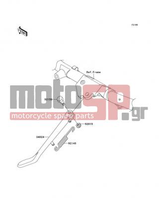 KAWASAKI - VULCAN 1600 NOMAD 2007 -  - Stand(s) - 92153-1416 - BOLT,SIDE STAND,10MM