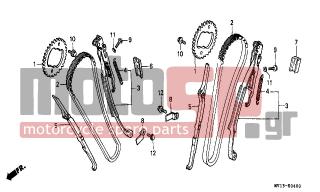 HONDA - XRV750 (IT) Africa Twin 1992 - Engine/Transmission - CAM CHAIN/TENSIONER - 14531-MN8-000 - RUBBER, FR. CUSHION
